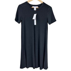 NWT WORKSHOP REPUBLIC Black T Shirt Dress XS